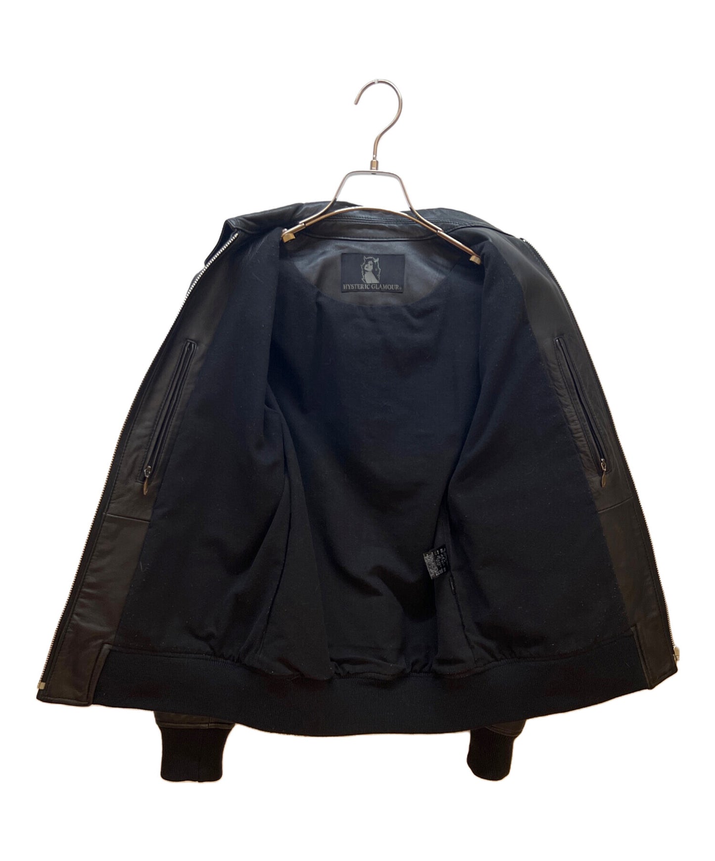 [Pre-owned] Hysteric Glamour leather jacket 0293LB01