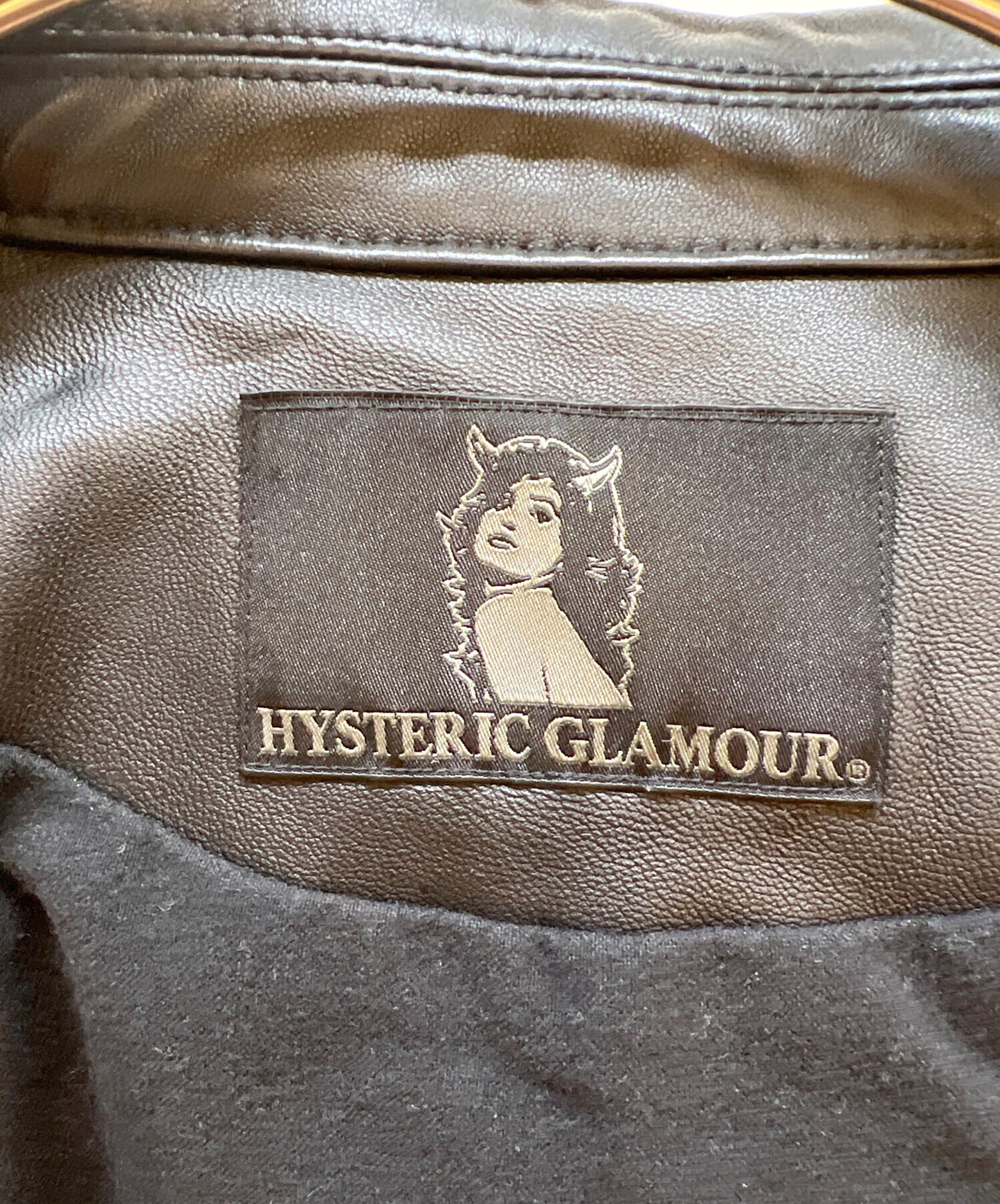 [Pre-owned] Hysteric Glamour leather jacket 0293LB01