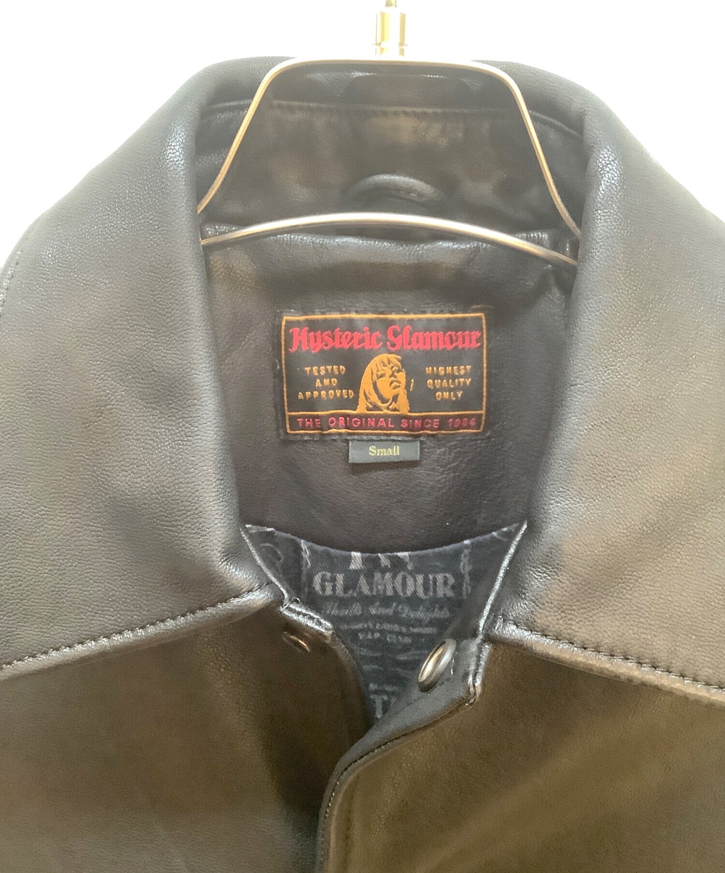 [Pre-owned] Hysteric Glamour leather jacket 0243LB02