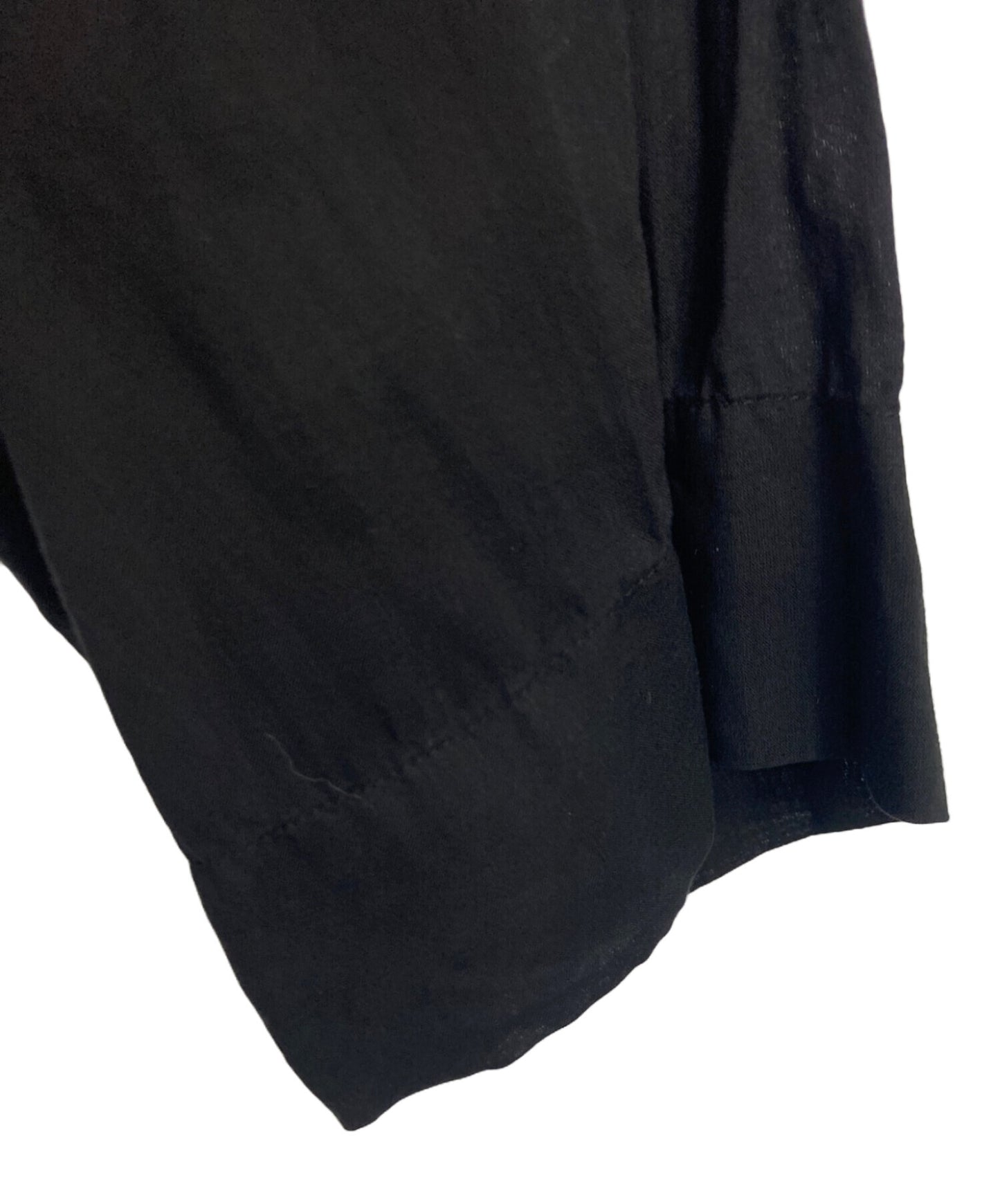 [Pre-owned] Yohji Yamamoto pour homme 18SS Double-stitched collarless shirt