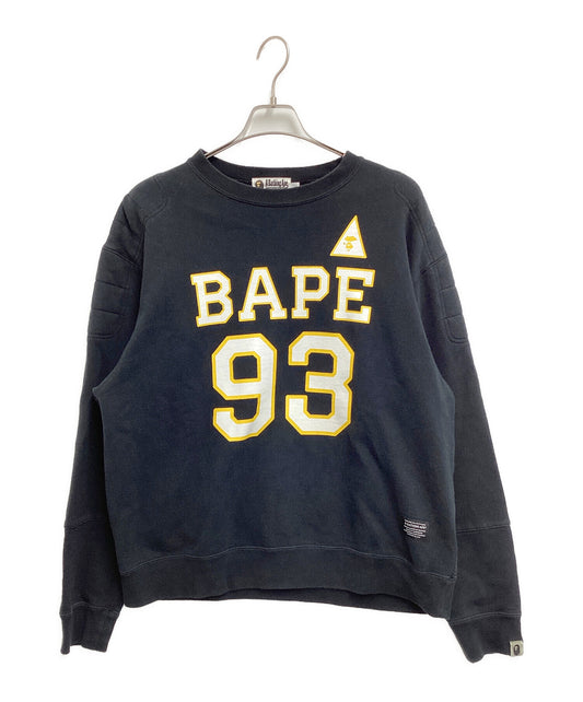 [Pre-owned] A BATHING APE MILITARY PADDED RELAXED CREWNECK M 001SWH301005X