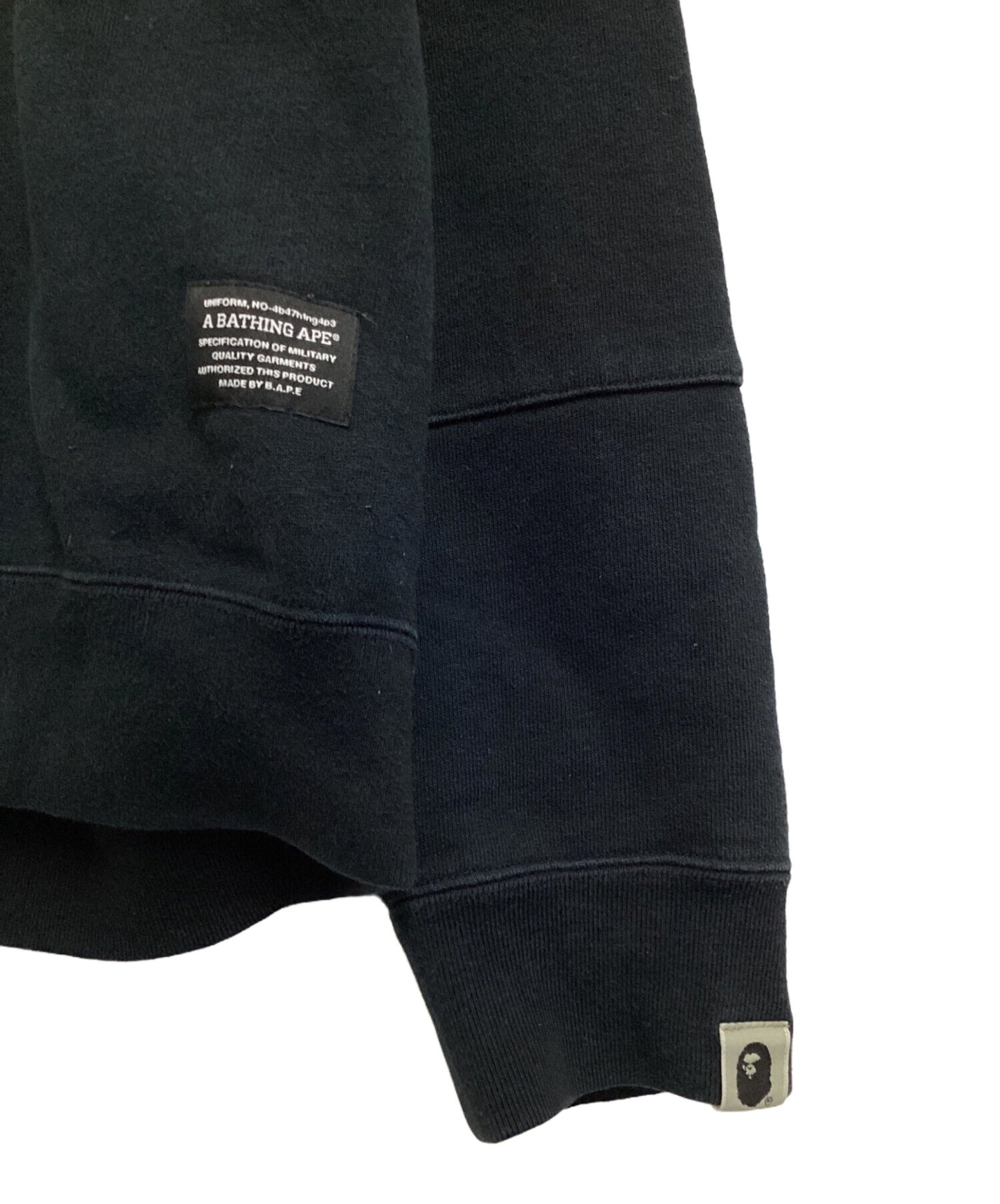 [Pre-owned] A BATHING APE MILITARY PADDED RELAXED CREWNECK M 001SWH301005X