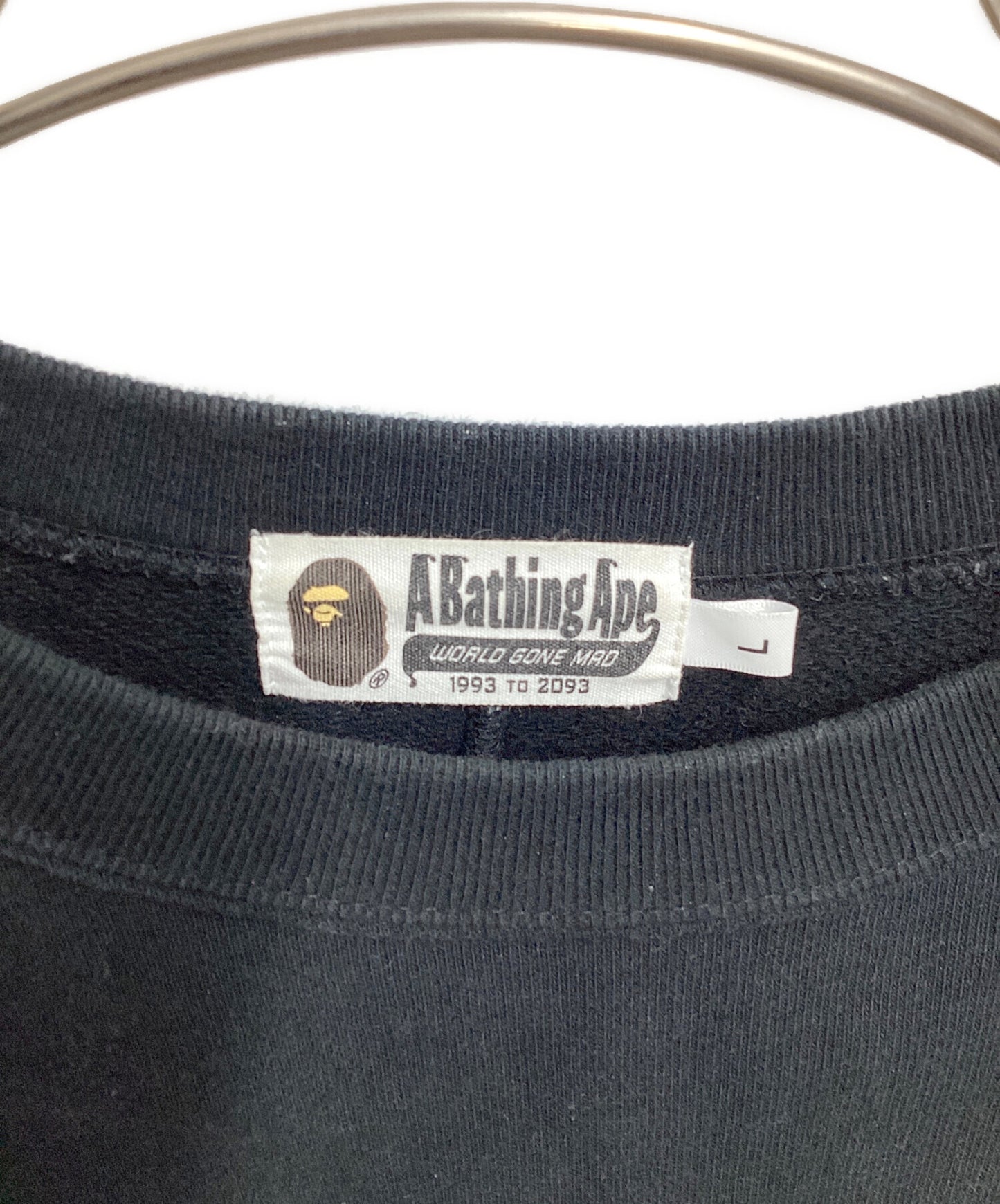 [Pre-owned] A BATHING APE MILITARY PADDED RELAXED CREWNECK M 001SWH301005X