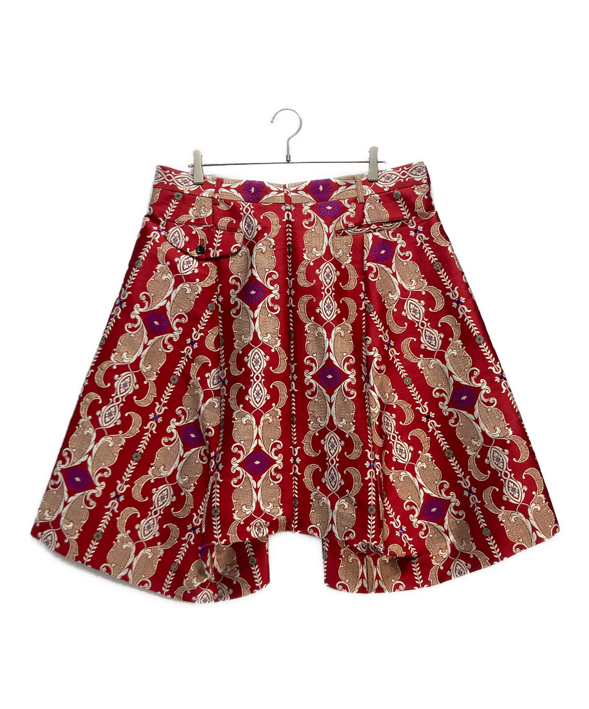 [Pre-owned] COMME des GARCONS HOMME PLUS Wide sarouel pants with all-over pattern embroidery PO-P15