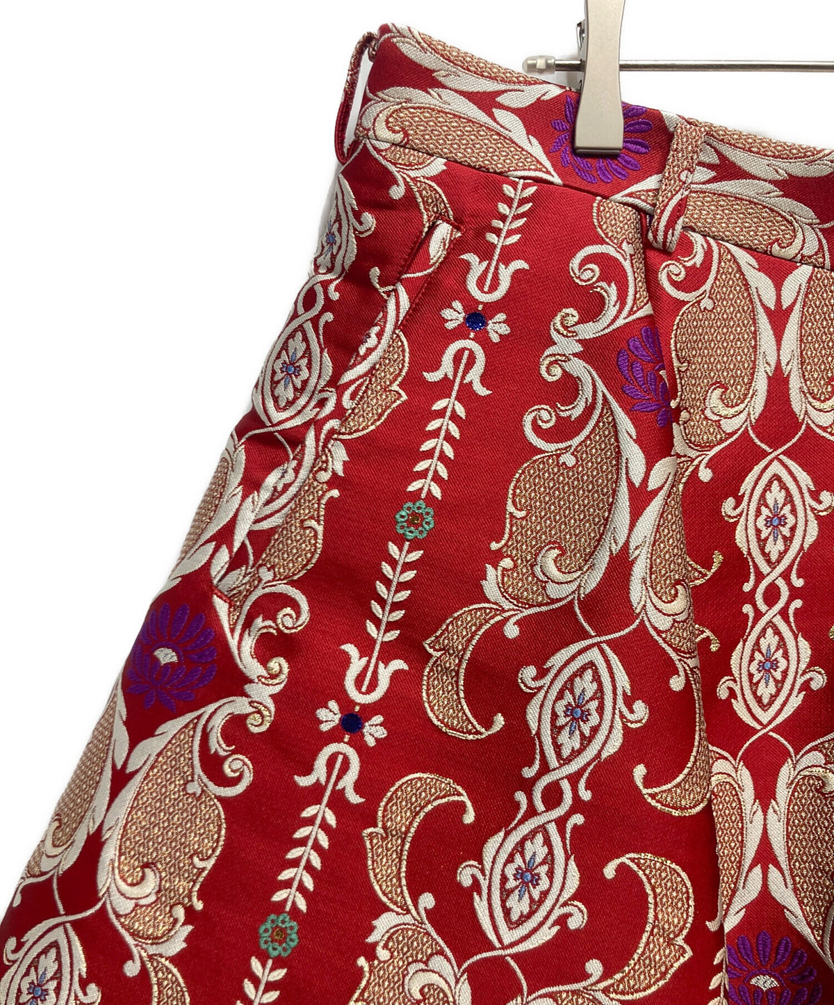 [Pre-owned] COMME des GARCONS HOMME PLUS Wide sarouel pants with all-over pattern embroidery PO-P15