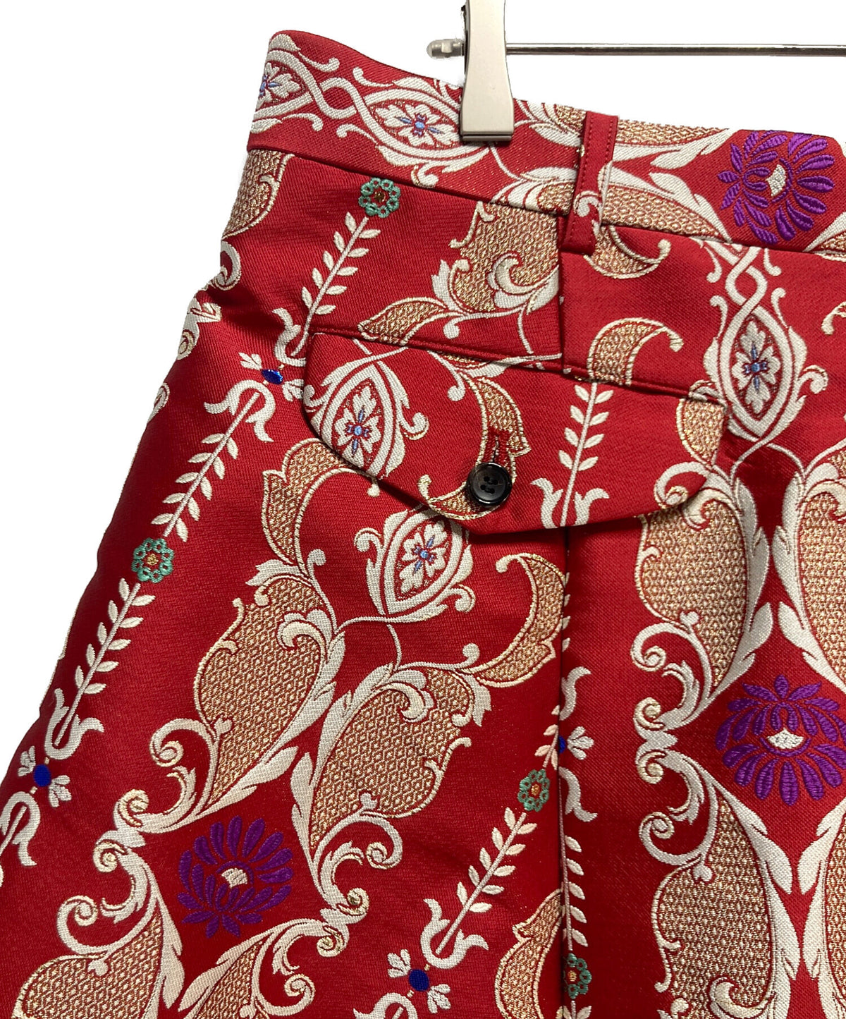 [Pre-owned] COMME des GARCONS HOMME PLUS Wide sarouel pants with all-over pattern embroidery PO-P15