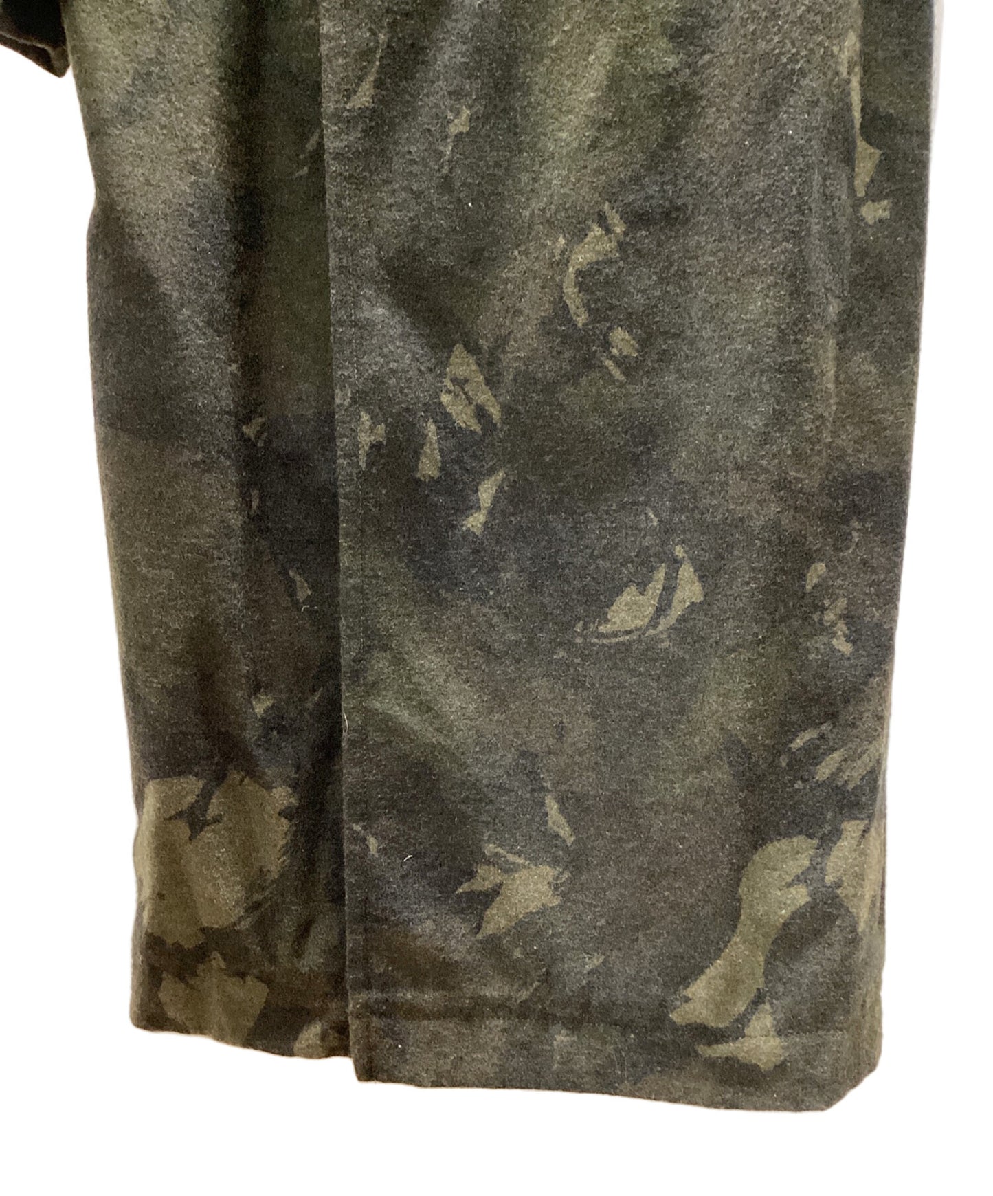 [Pre-owned] YOHJI YAMAMOTO Camouflage Pattern Wool Ulster Double-Breasted Coat YK-C01-013