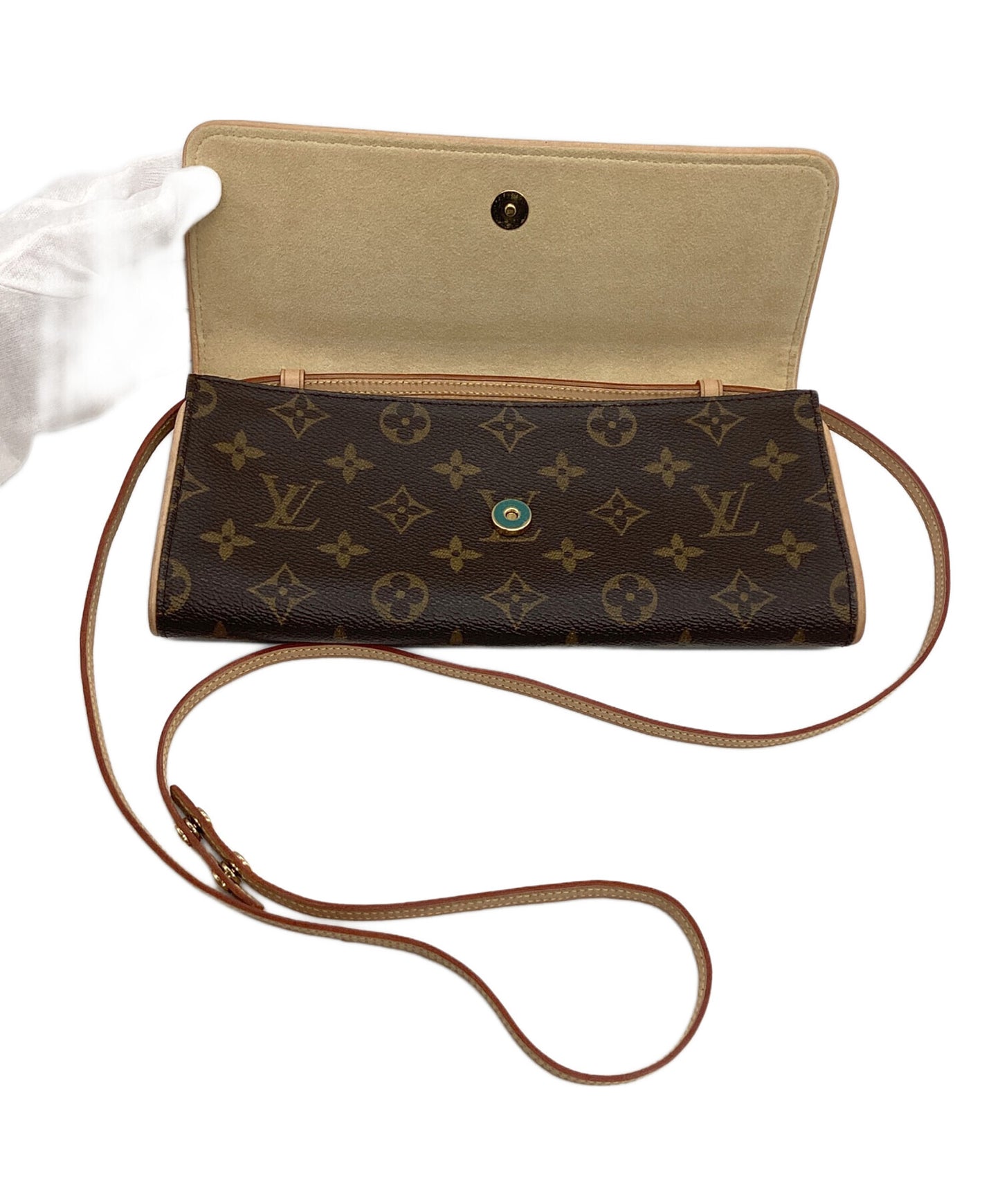 [Pre-owned] LOUIS VUITTON Monogram Pochette Twin GM M51852