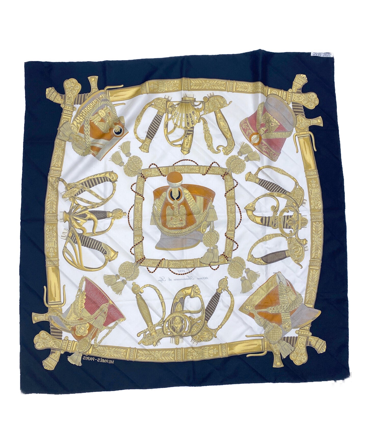[Pre-owned] HERMES large oval scarf