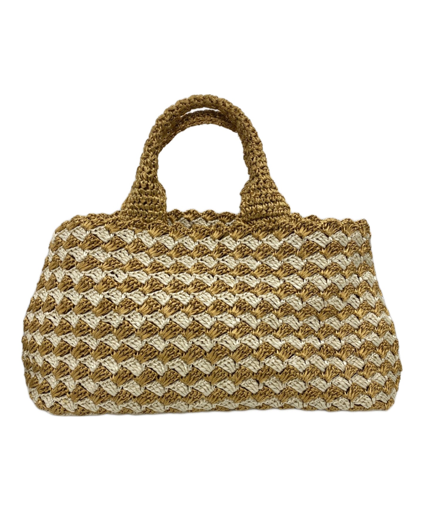 [Pre-owned] PRADA Basket Bag Canapa