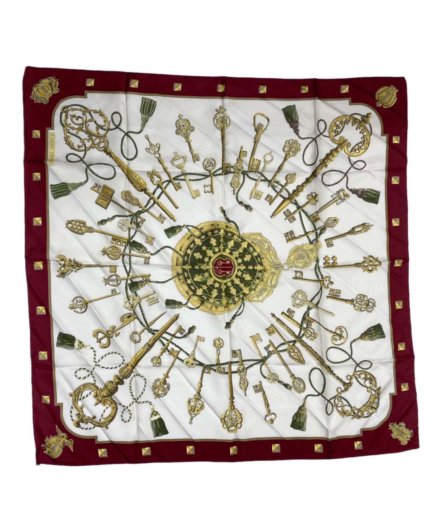 [Pre-owned] HERMES silk scarf