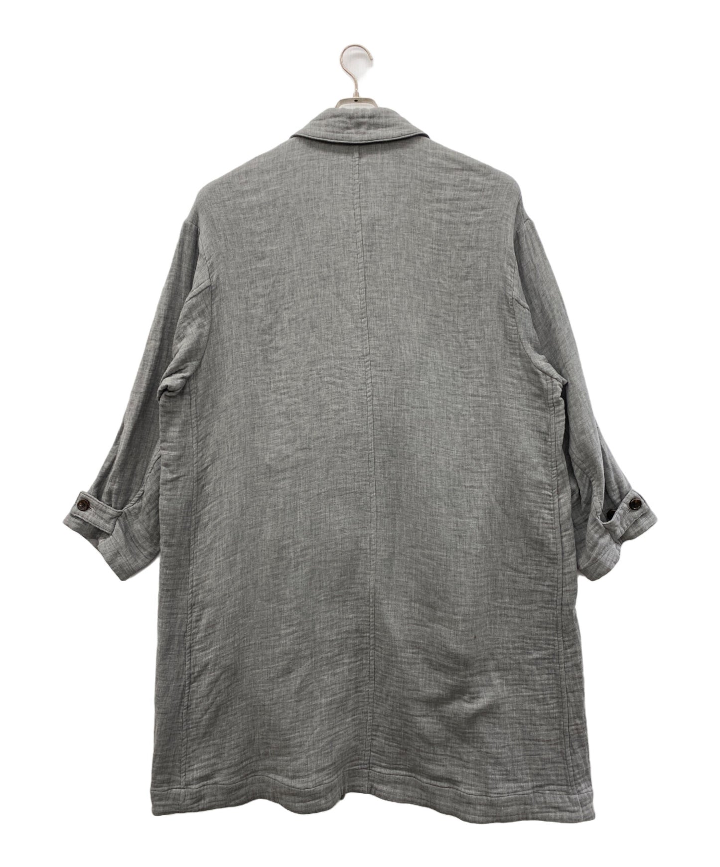 [Pre-owned] Graphpaper Oversized Gauze Coat with Stand-Up Collar GU191-10038