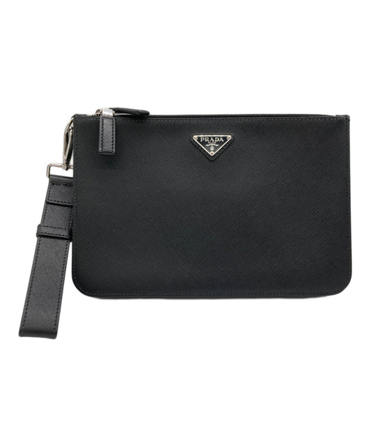 [Pre-owned] PRADA zippered carrying case 2VF024