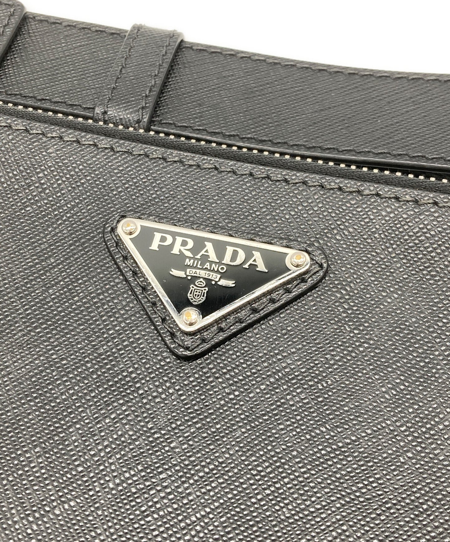 [Pre-owned] PRADA zippered carrying case 2VF024