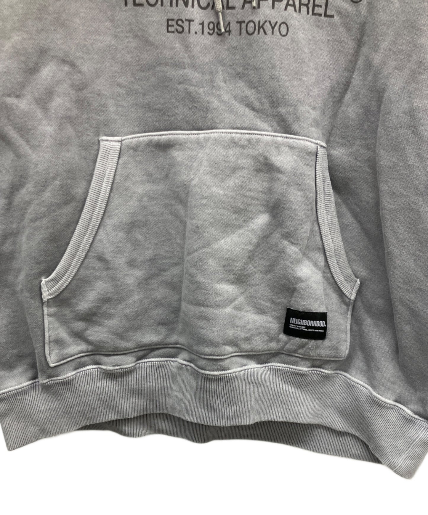 [Pre-owned] NEIGHBORHOOD PIGMENT-DYED LONG-SLEEVE HOODIE 242UNNH-CSM02