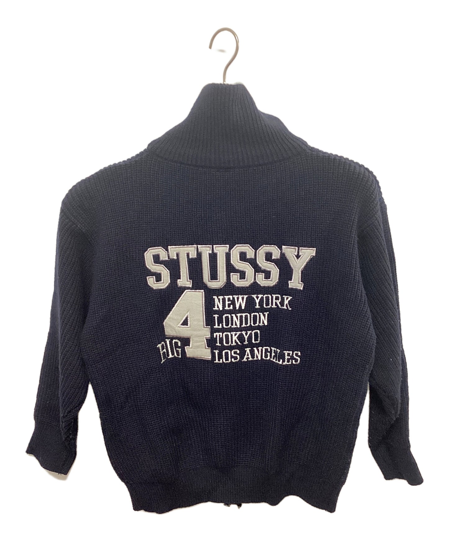 [Pre-owned] stussy 90sBIG4 Full Zip Knit