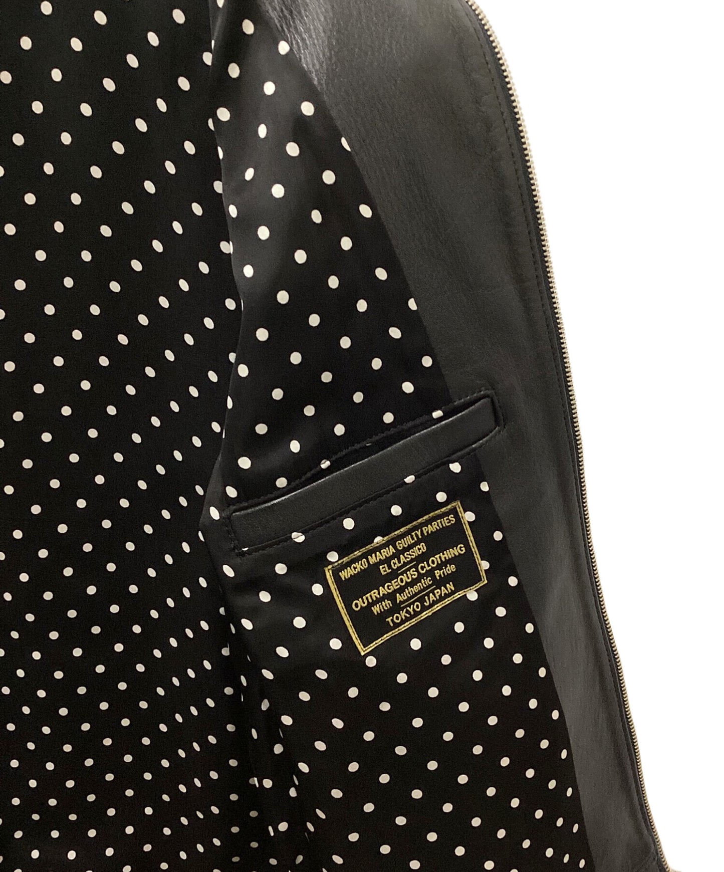 [Pre-owned] WACKO MARIA single riders jacket