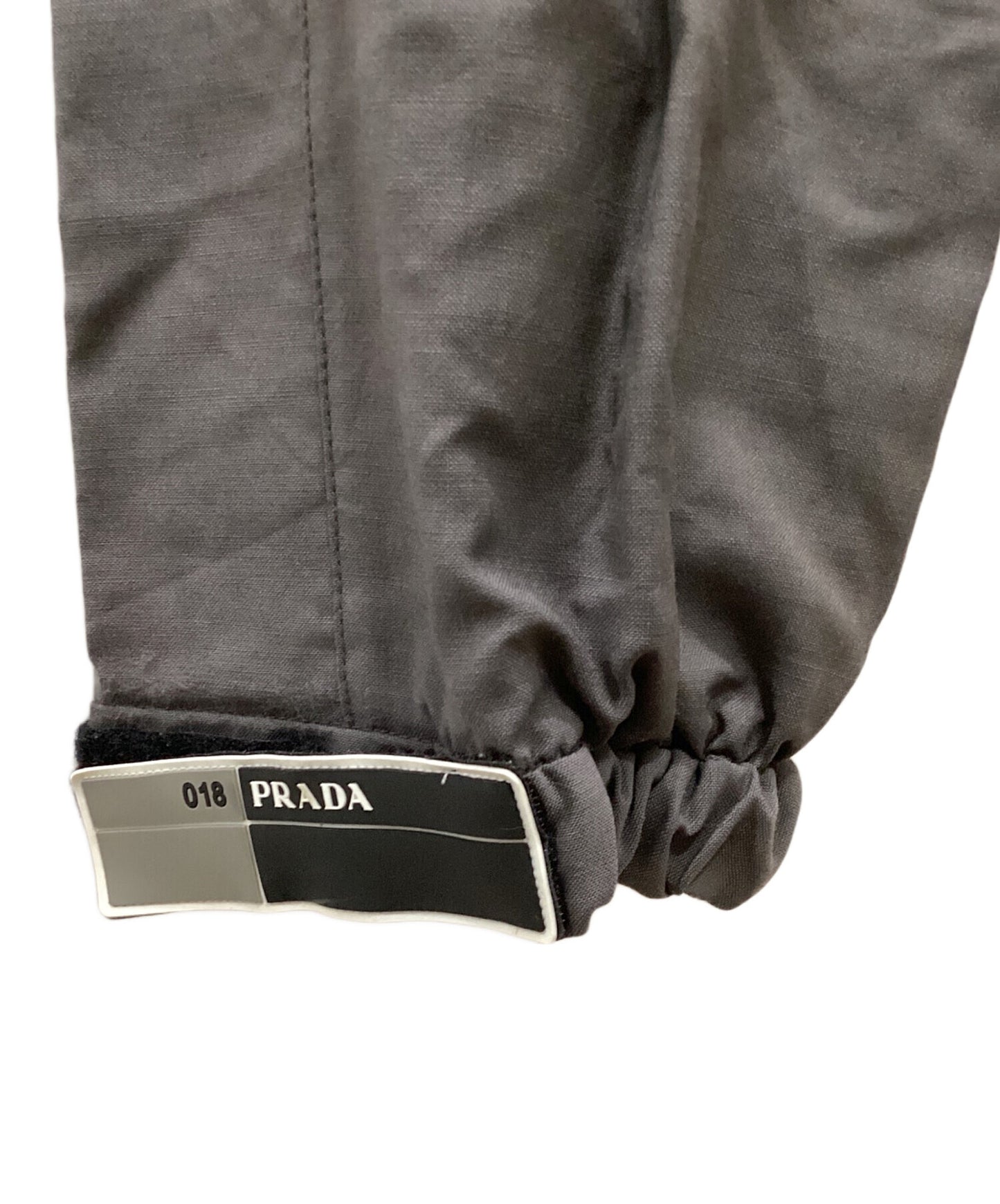 [Pre-owned] PRADA CONTRASTING BAND PANTS UP0004 S181 1QRZ