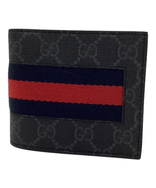 [Pre-owned] GUCCI NEW WEB TES Bifold wallet 408826
