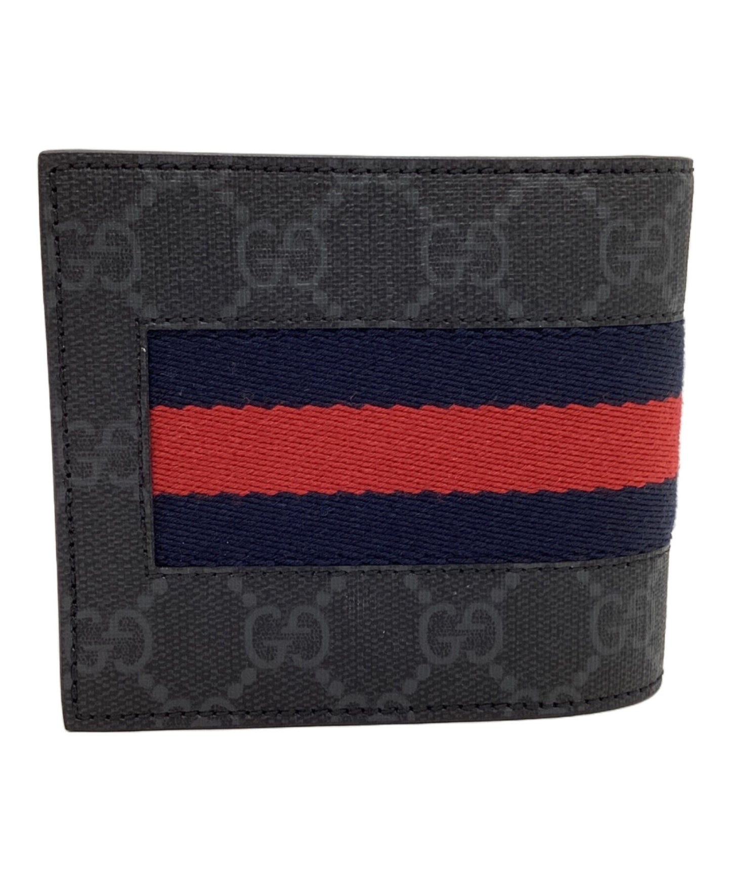 [Pre-owned] GUCCI NEW WEB TES Bifold wallet 408826