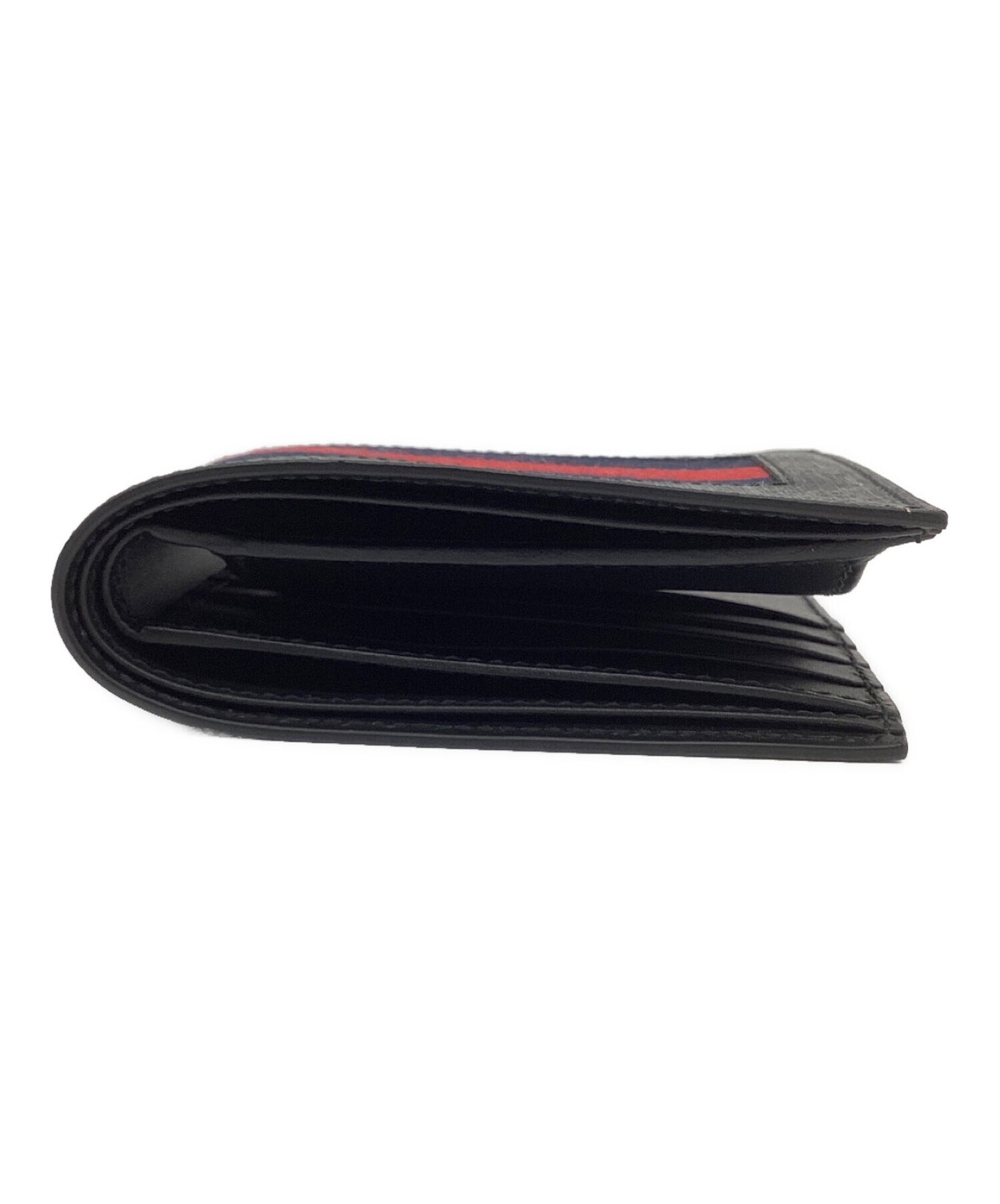 [Pre-owned] GUCCI NEW WEB TES Bifold wallet 408826