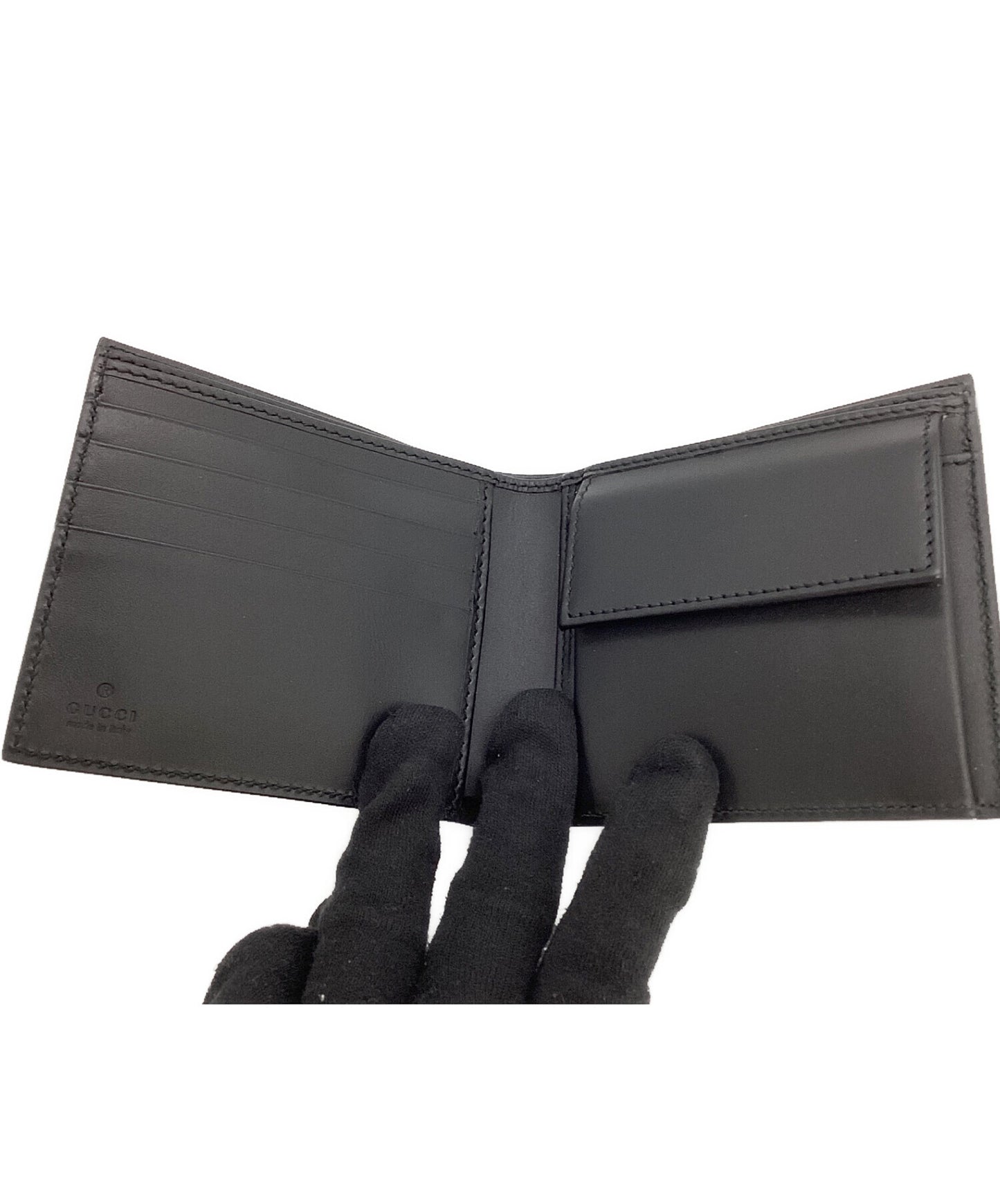 [Pre-owned] GUCCI NEW WEB TES Bifold wallet 408826