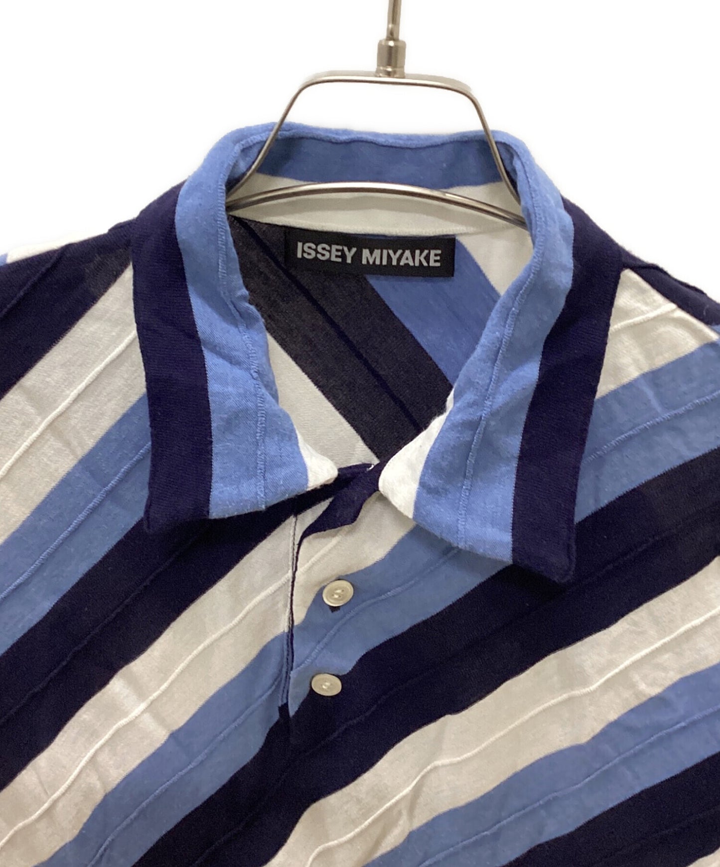 [Pre-owned] ISSEY MIYAKE 00s knit polo shirt