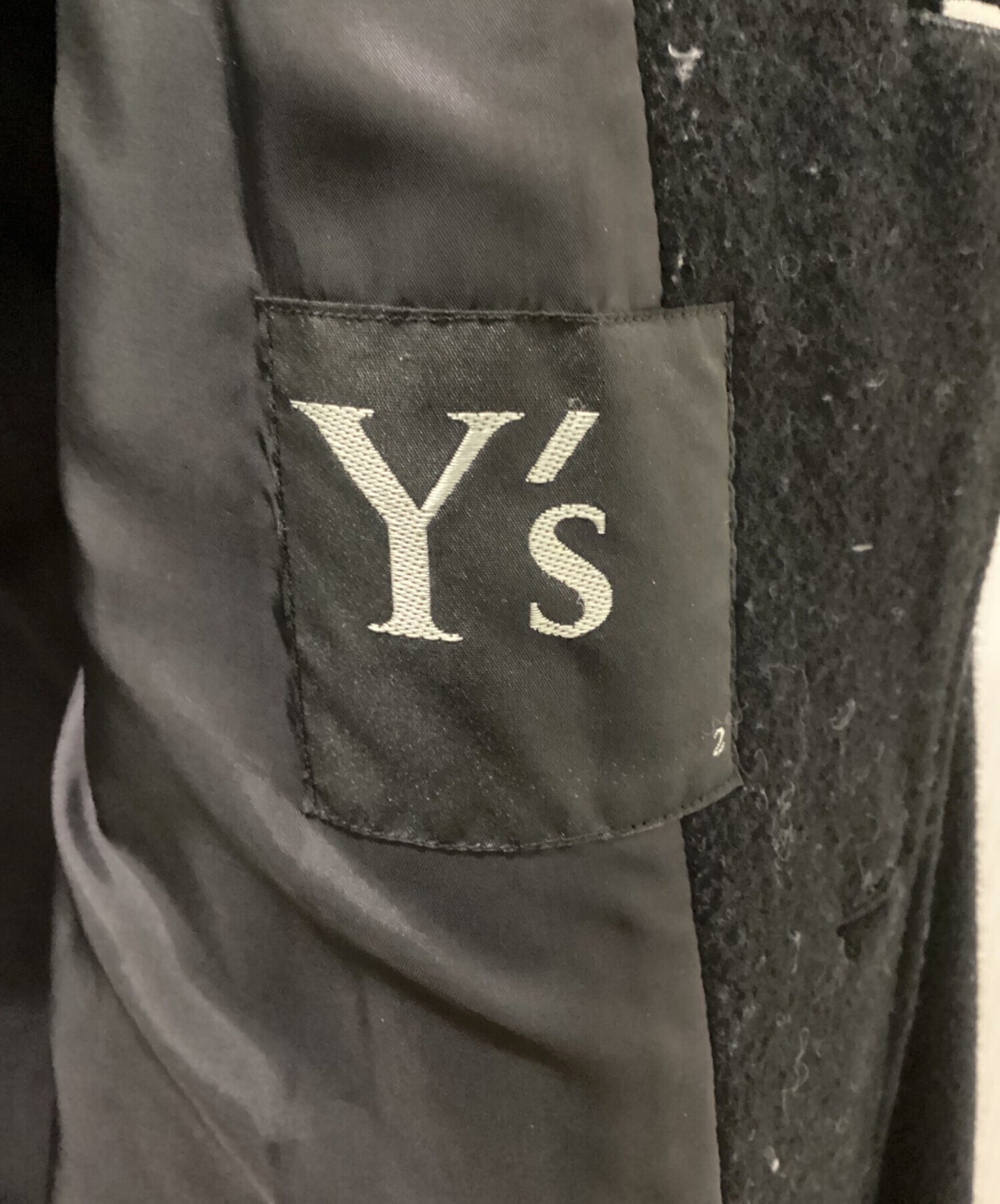 [Pre-owned] Y's Wool Rib Coat YP-C14-126