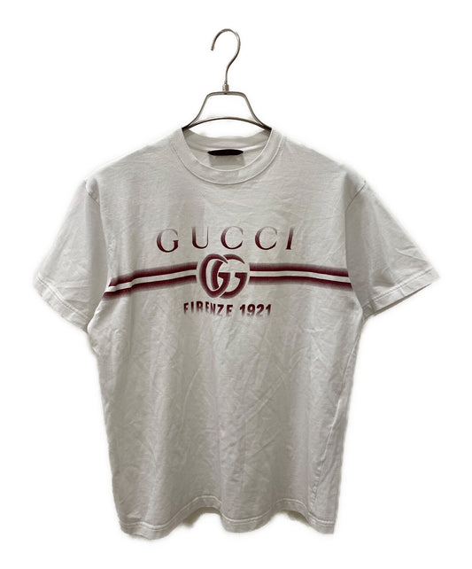 [Pre-owned] GUCCI Printed Cotton Jersey Short Sleeve T-Shirt 785345 XJGKJ