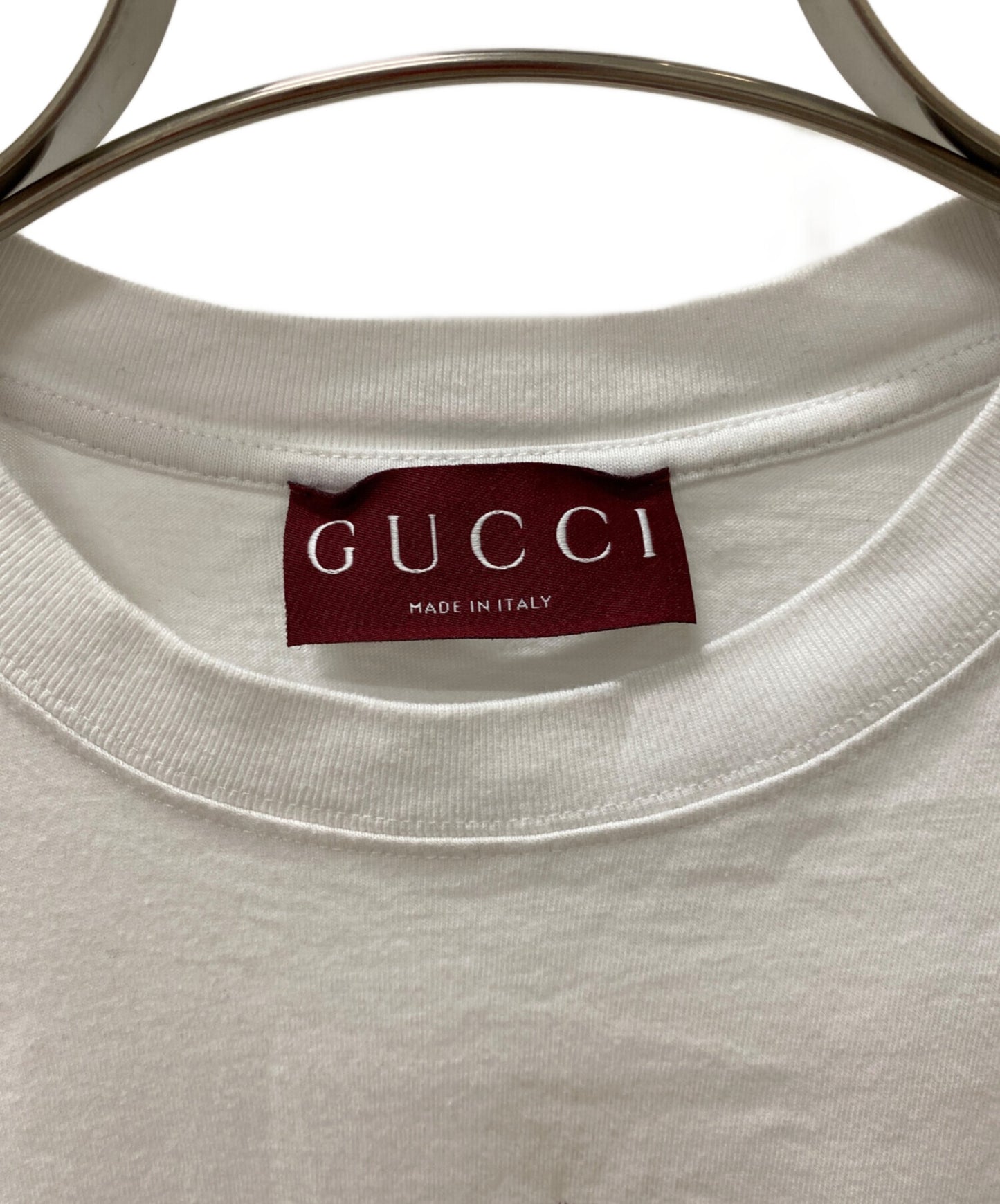 [Pre-owned] GUCCI Printed Cotton Jersey Short Sleeve T-Shirt 785345 XJGKJ