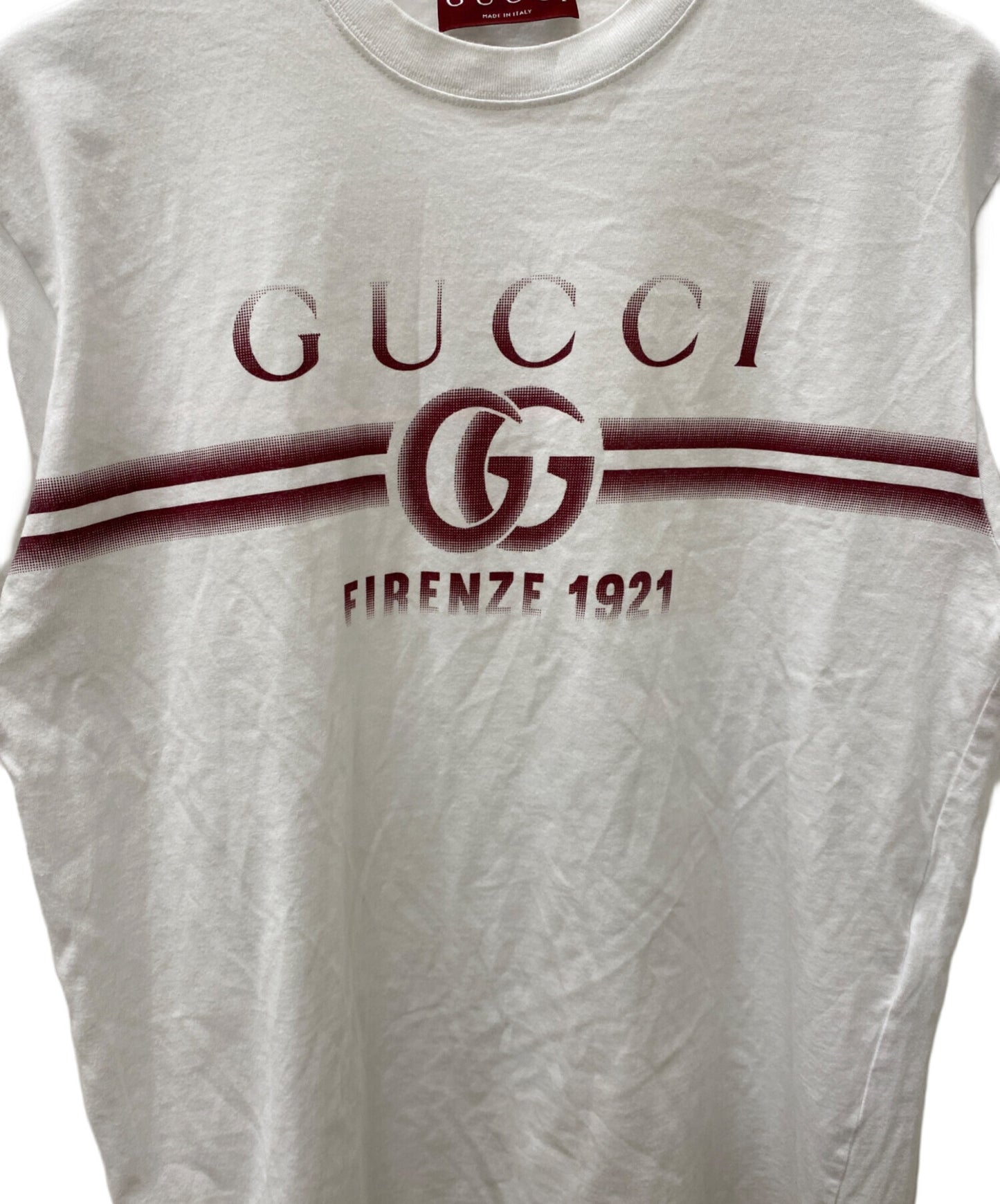 [Pre-owned] GUCCI Printed Cotton Jersey Short Sleeve T-Shirt 785345 XJGKJ