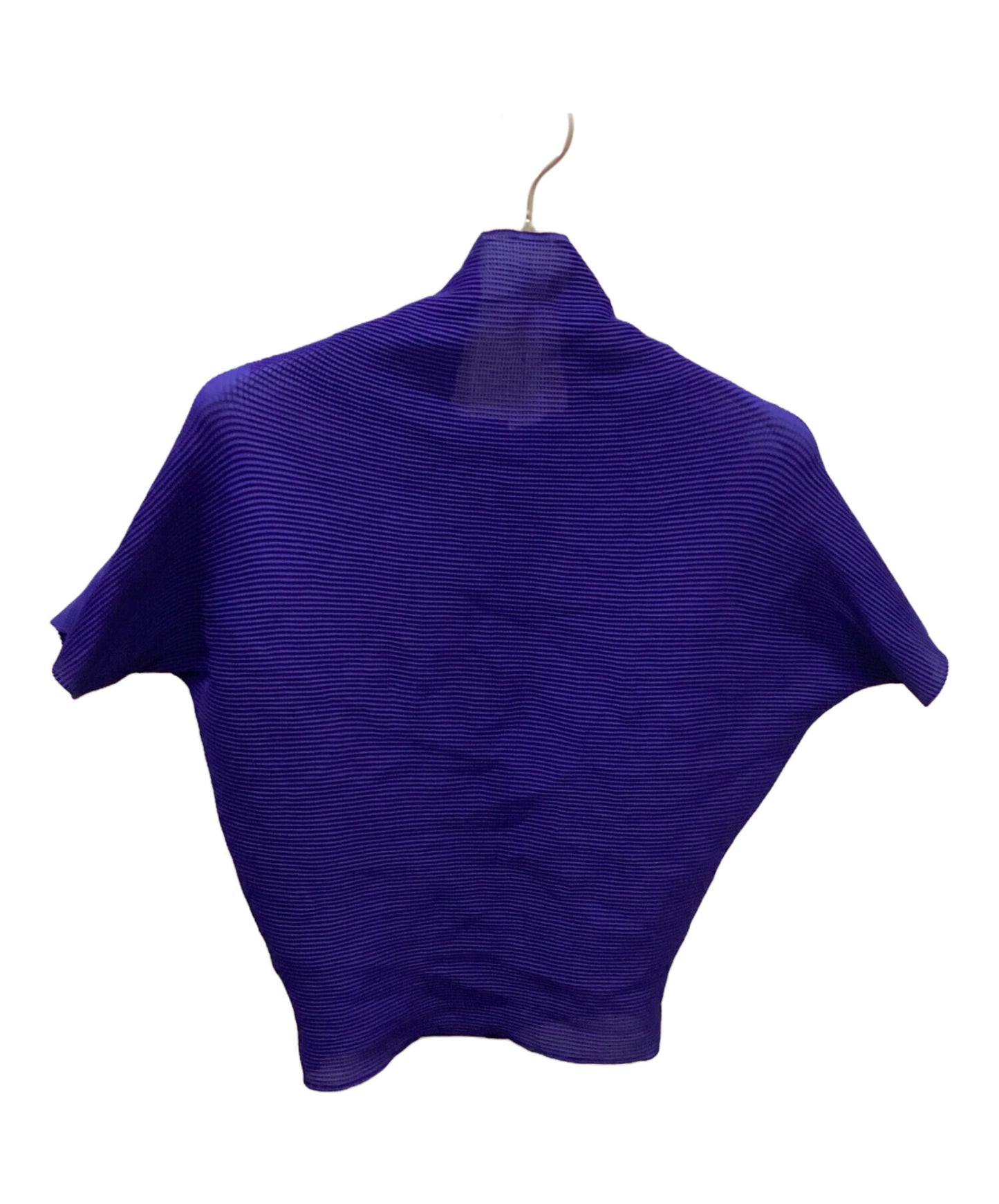 [Pre-owned] me ISSEY MIYAKE Waffle Pleated High Neck Short Sleeve Shirt MI73FO128