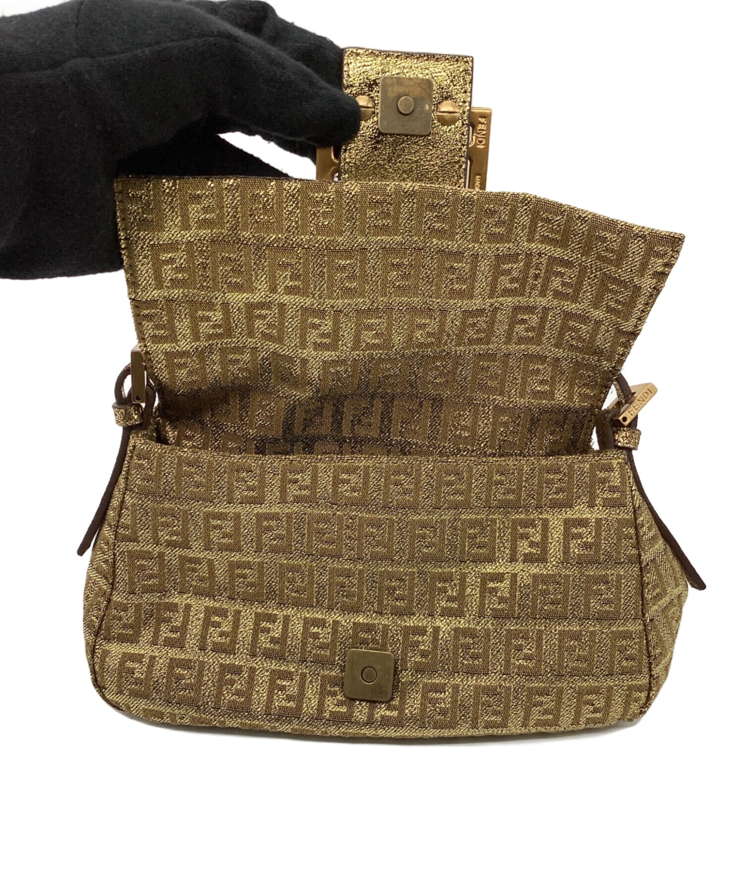 [Pre-owned] FENDI Shoulder Bag / Zucchino / Mini Mamma Bucket 2321 8BR180