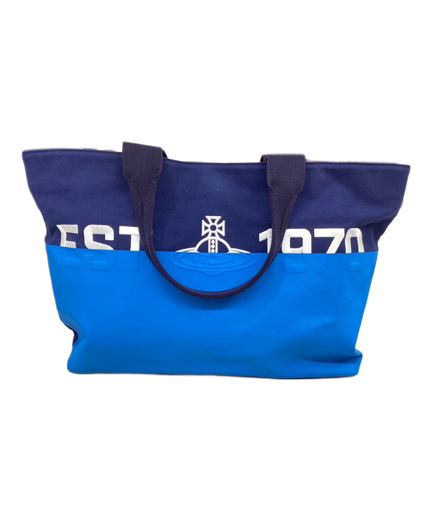 [Pre-owned] Vivienne Westwood canvas tote bag