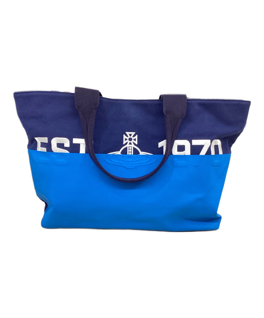[Pre-owned] Vivienne Westwood canvas tote bag