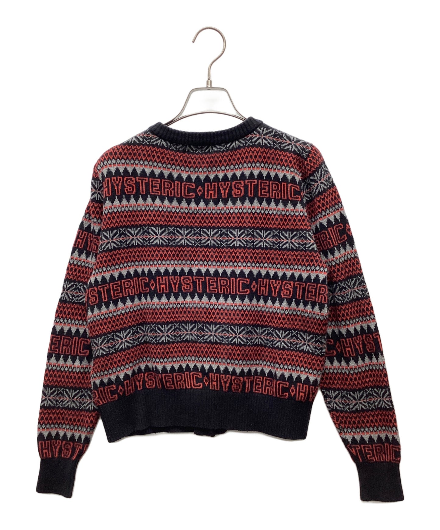 [Pre-owned] Hysteric Glamour Patterned Jacquard Cardigan