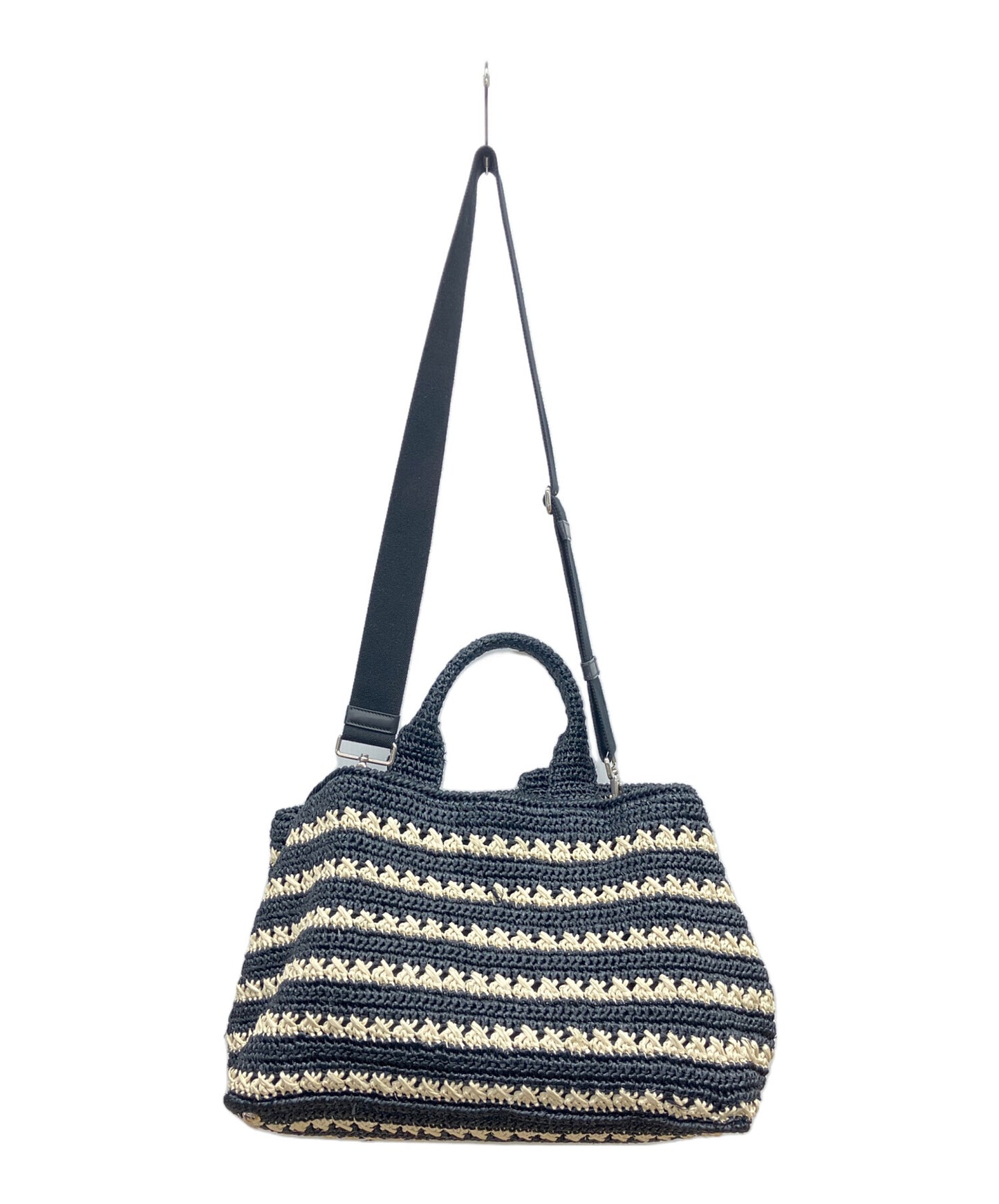 [Pre-owned] PRADA Raffia 2WAY Bag