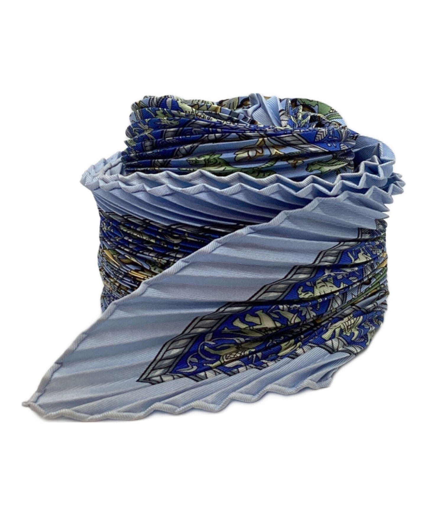 [Pre-owned] HERMES pleated scarf