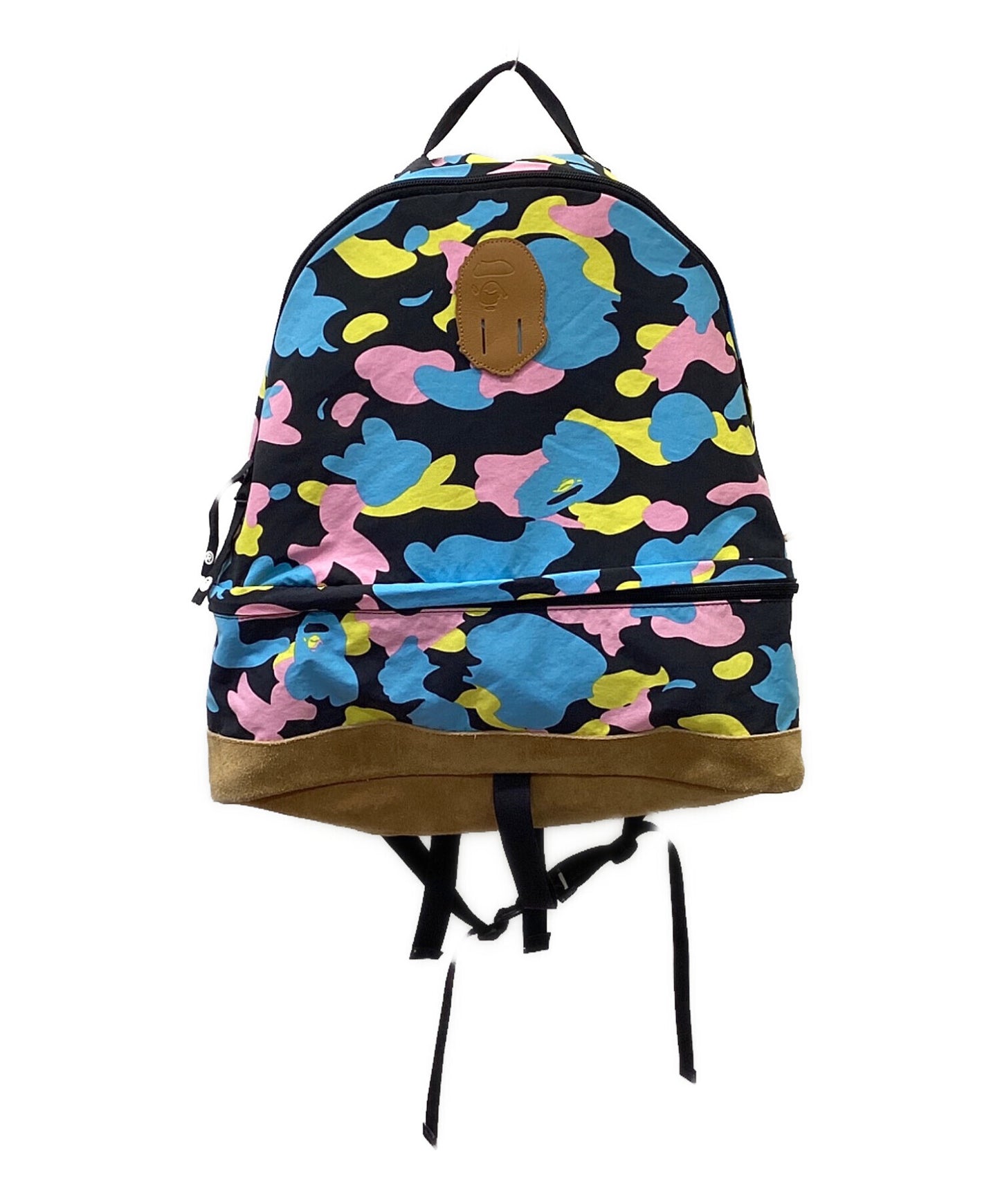 [Pre-owned] A BATHING APE Multicamo Pattern Backpack