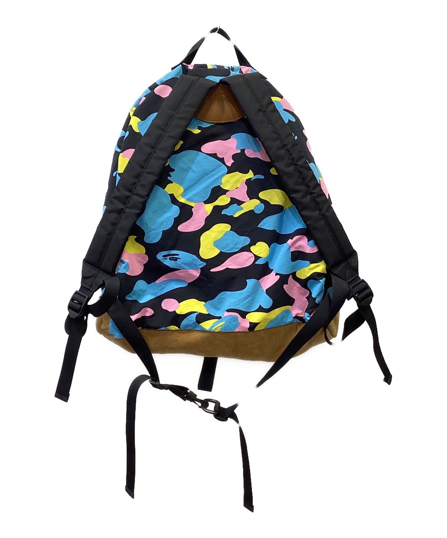 [Pre-owned] A BATHING APE Multicamo Pattern Backpack