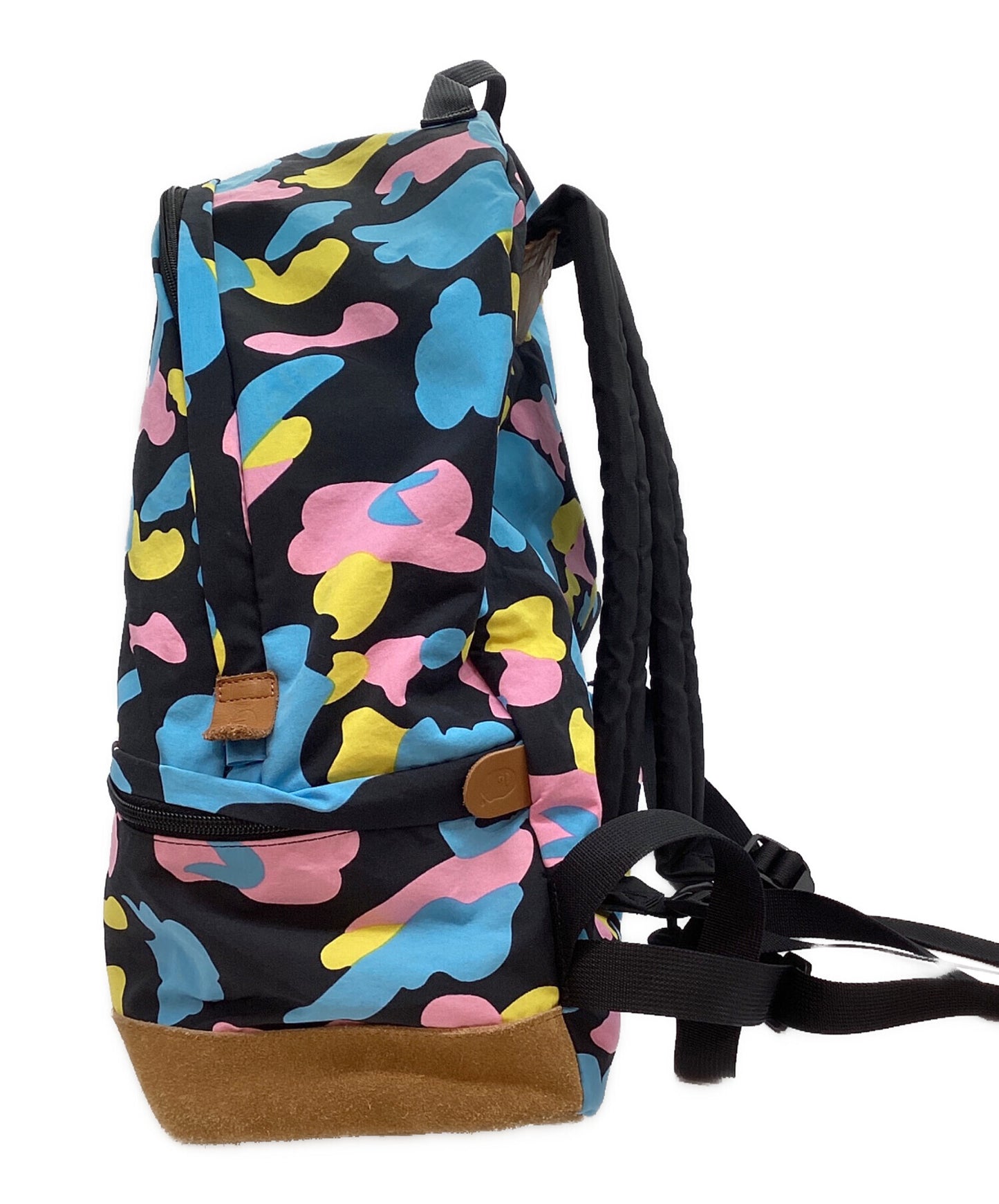 [Pre-owned] A BATHING APE Multicamo Pattern Backpack