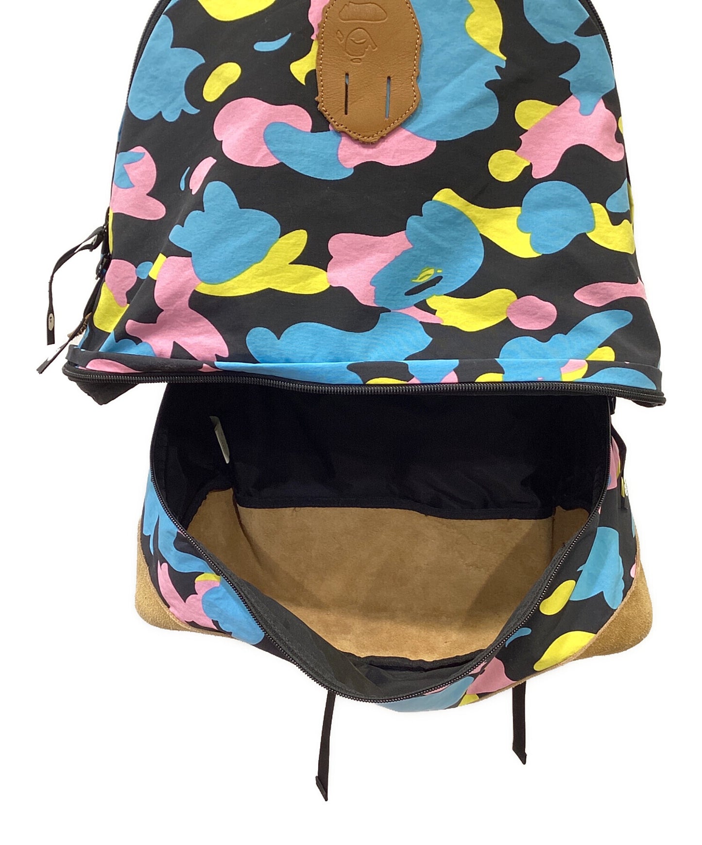 [Pre-owned] A BATHING APE Multicamo Pattern Backpack