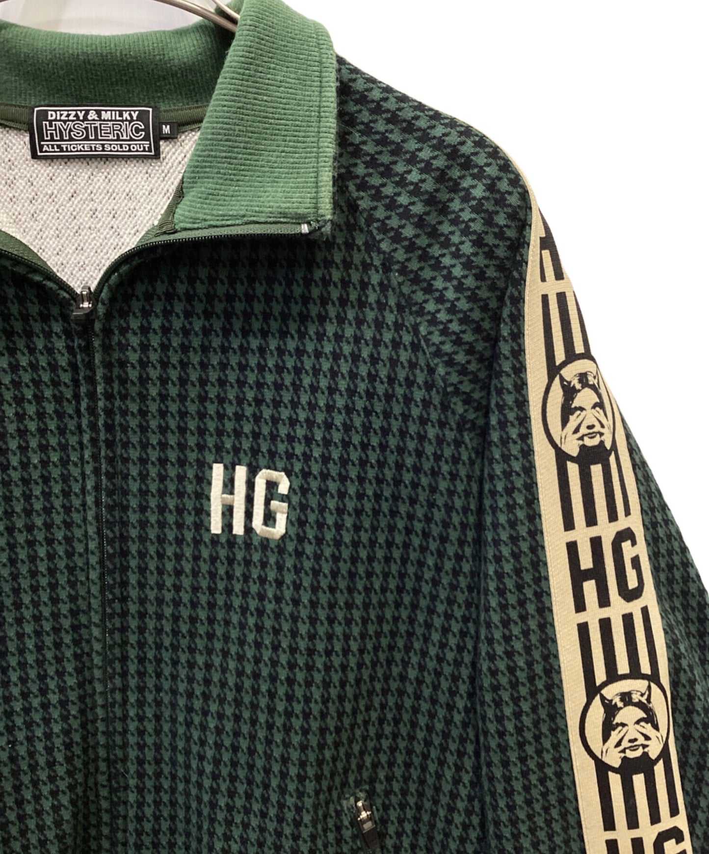 [Pre-owned] Hysteric Glamour houndstooth track jacket 02223CJ02