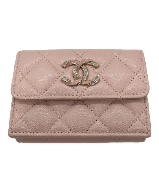 [Pre-owned] CHANEL threefold wallet