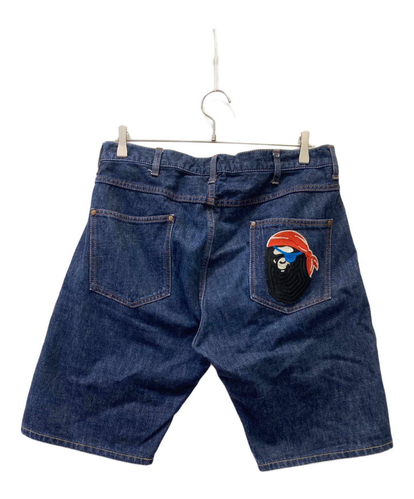 [Pre-owned] A BATHING APE denim shorts