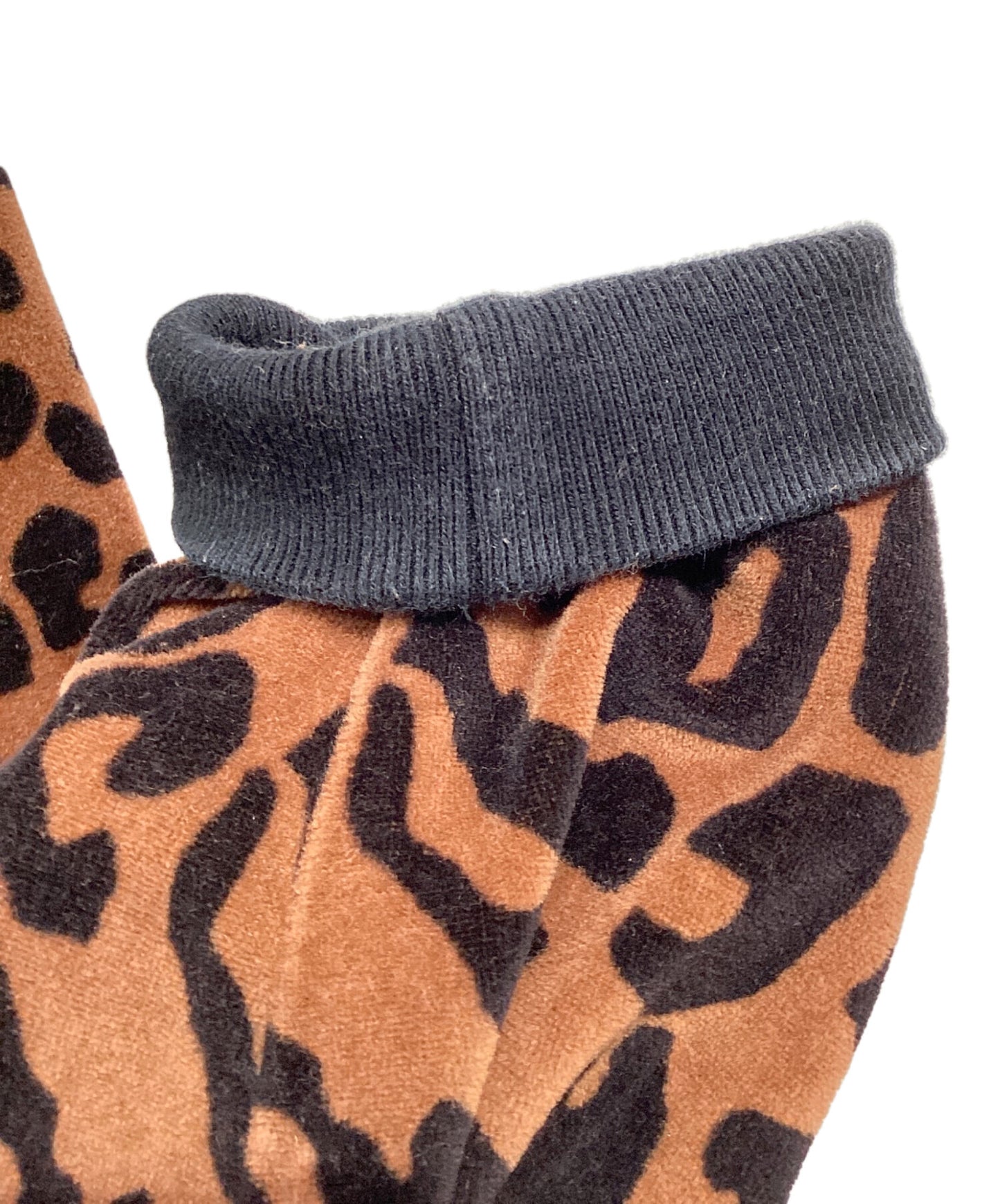 [Pre-owned] WACKO MARIA LEOPARD KNIT POLO SHIRT