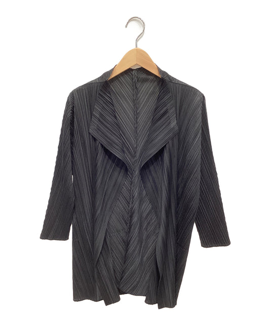 [Pre-owned] PLEATS PLEASE pleated cardigan PP33-J0584