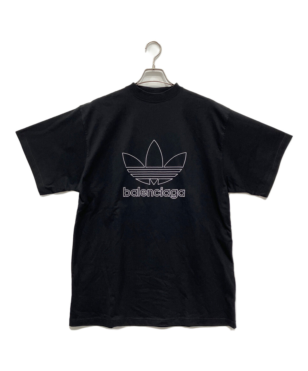 [Pre-owned] BALENCIAGA  Logo Embroidery Oversized T-Shirt 723976 TNVN8