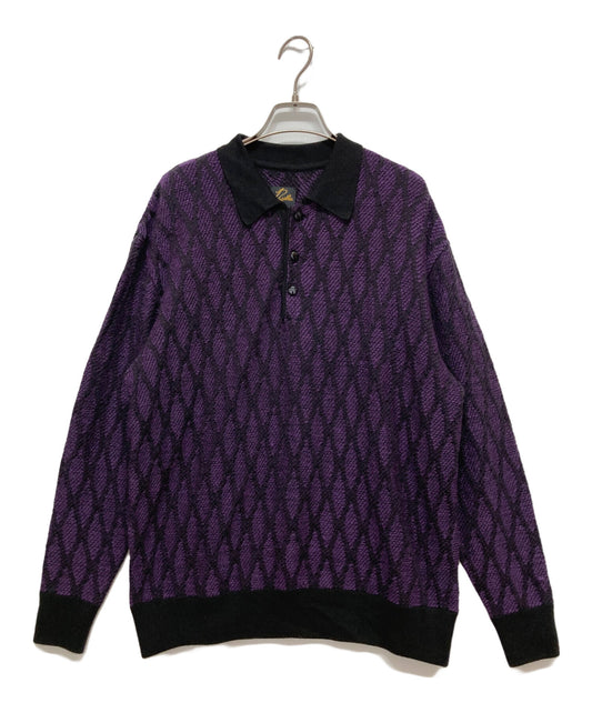 [Pre-owned] Needles knit polo shirt J0264