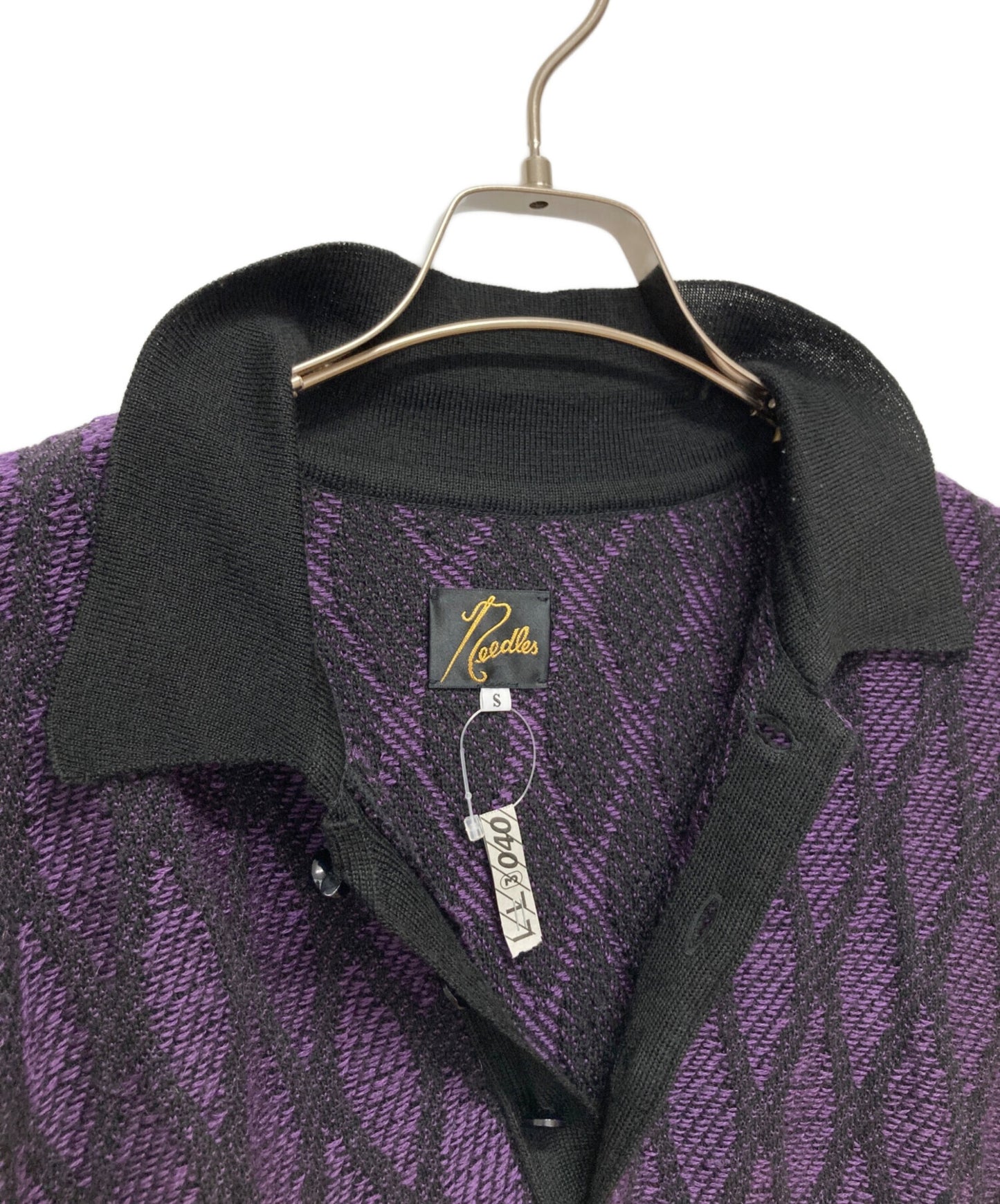 [Pre-owned] Needles knit polo shirt J0264